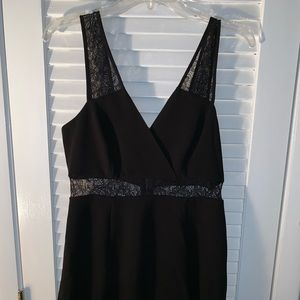 BCBGeneration lace sheer waist dress
